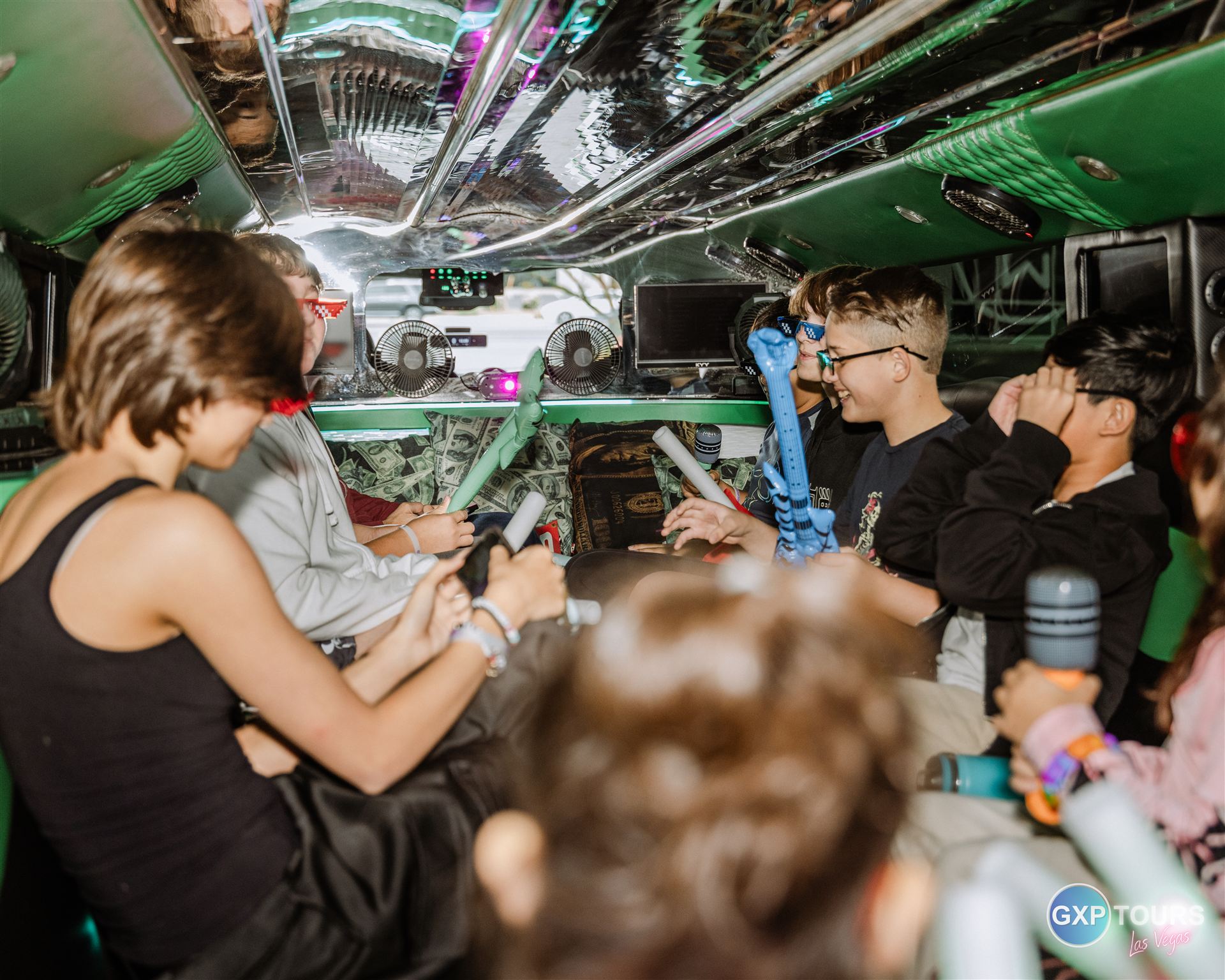 Birthday party kids party bus Las Vegas